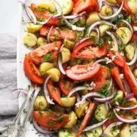 New Potato Salad with Tomatoes and Dill