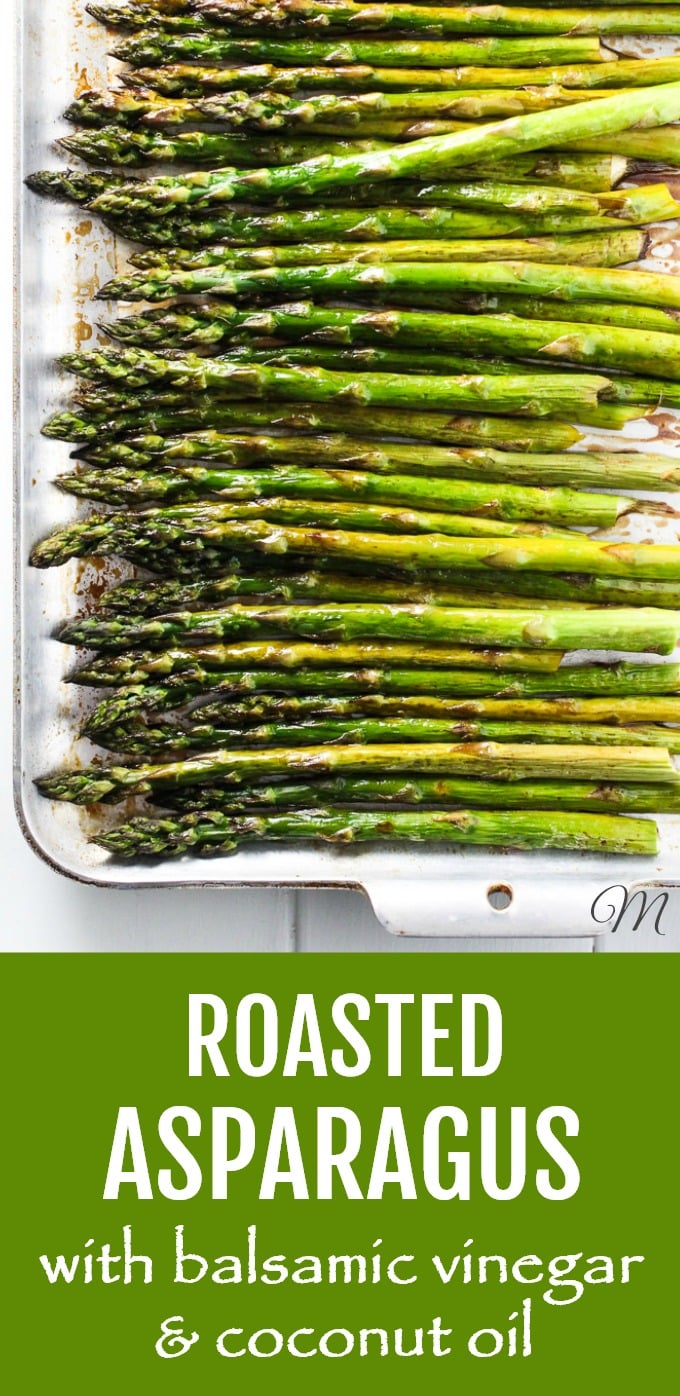 Roasted Asparagus with Balsamic (Baked at 375 F)
