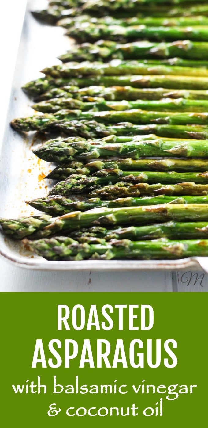 Roasted Asparagus with Balsamic (Baked at 375 F)