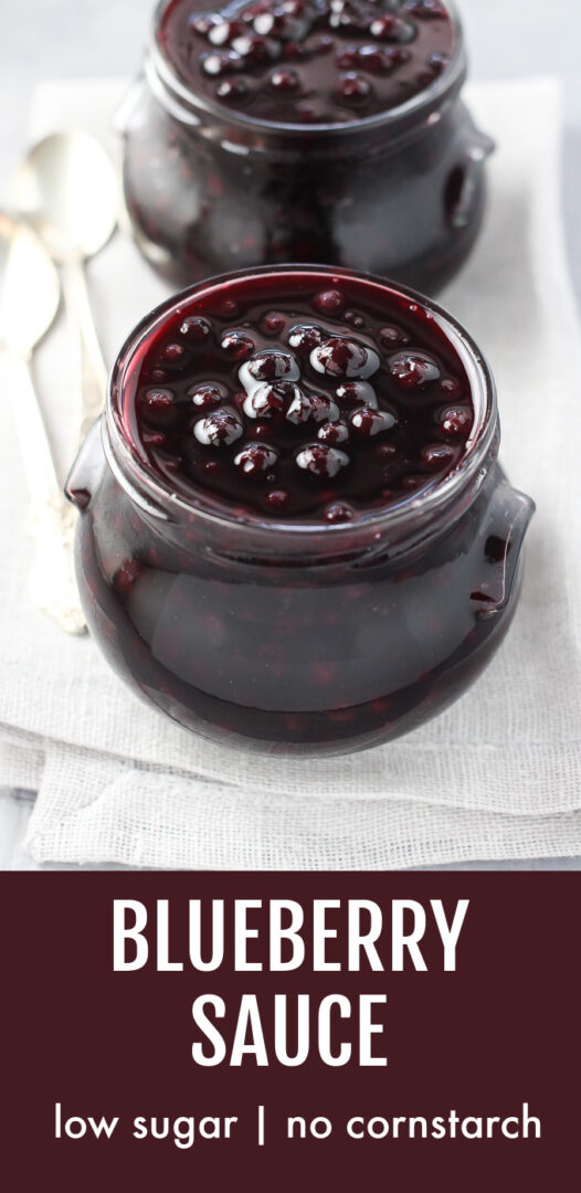 Healthy Blueberry Sauce (Low Sugar, No Cornstarch)