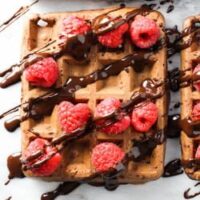 The Best Healthy Chocolate Waffles