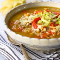 Hearty Ground Turkey Soup