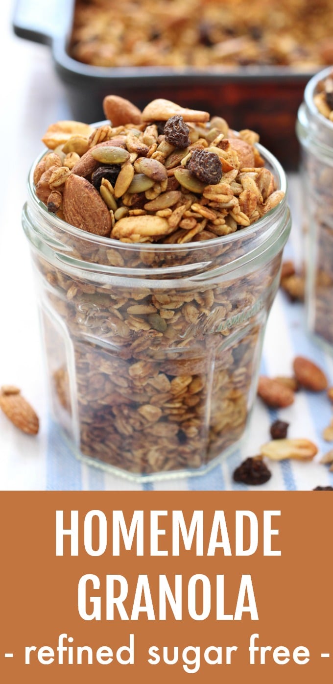 Homemade Sugar Free Granola