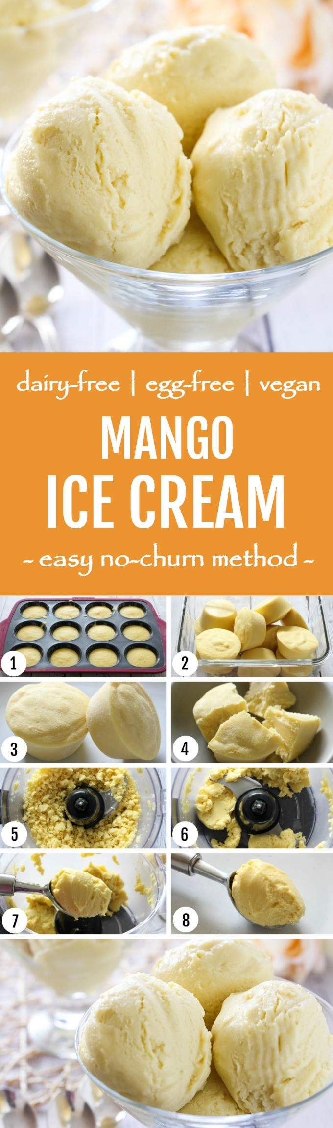 vegan mango ice cream