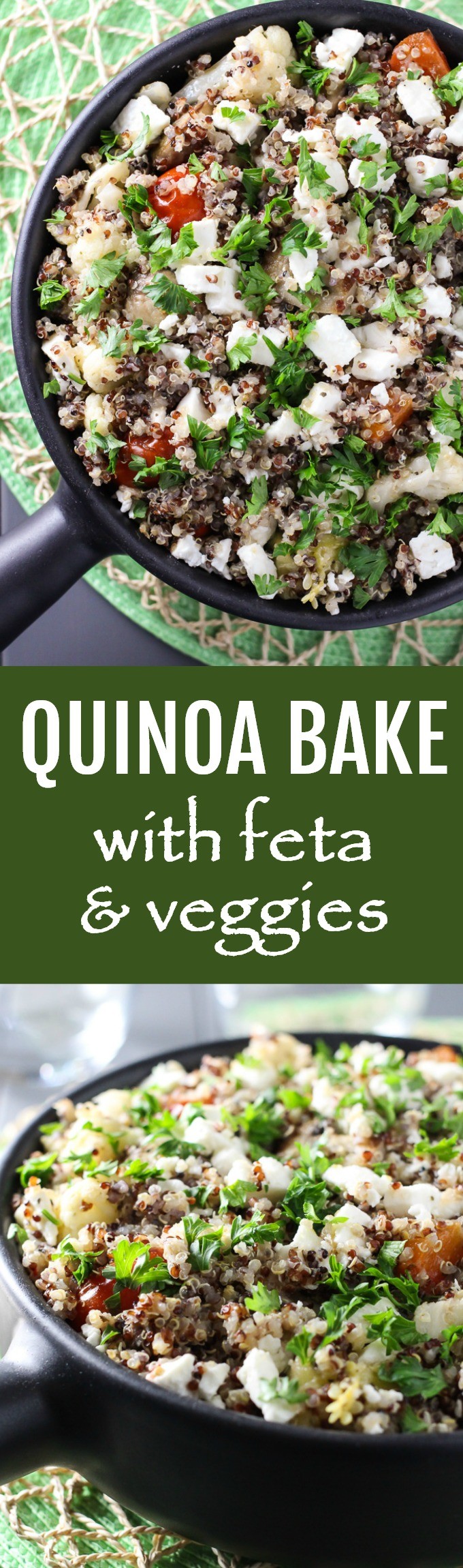 Vegetarian Quinoa Bake with Feta Cheese | MariaUshakova.com