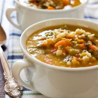 Hearty Butternut Squash Barley Soup