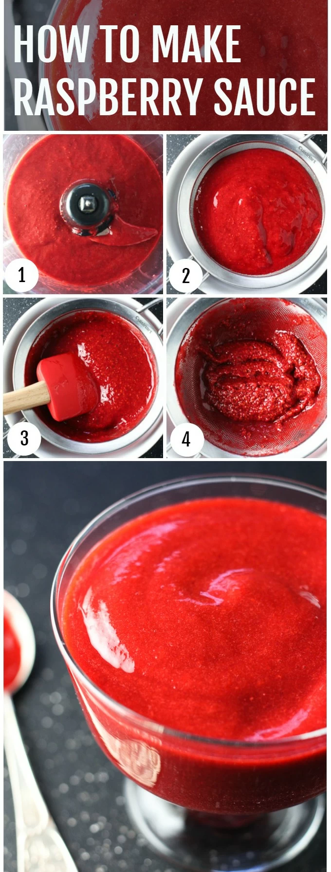 Raspberry Sauce Recipe (Very Easy!) | MariaUshakova.com
