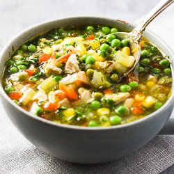 Chicken Vegetable Soup [No Noodles!] | MariaUshakova.com