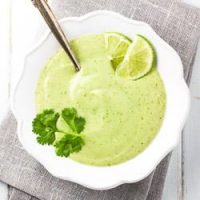 Cold Avocado Soup - Ready in 5 Minutes!