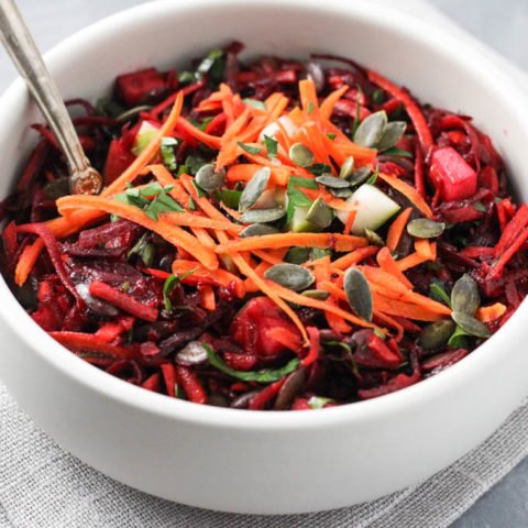 Raw Beet Salad (Shredded or Spiralized)