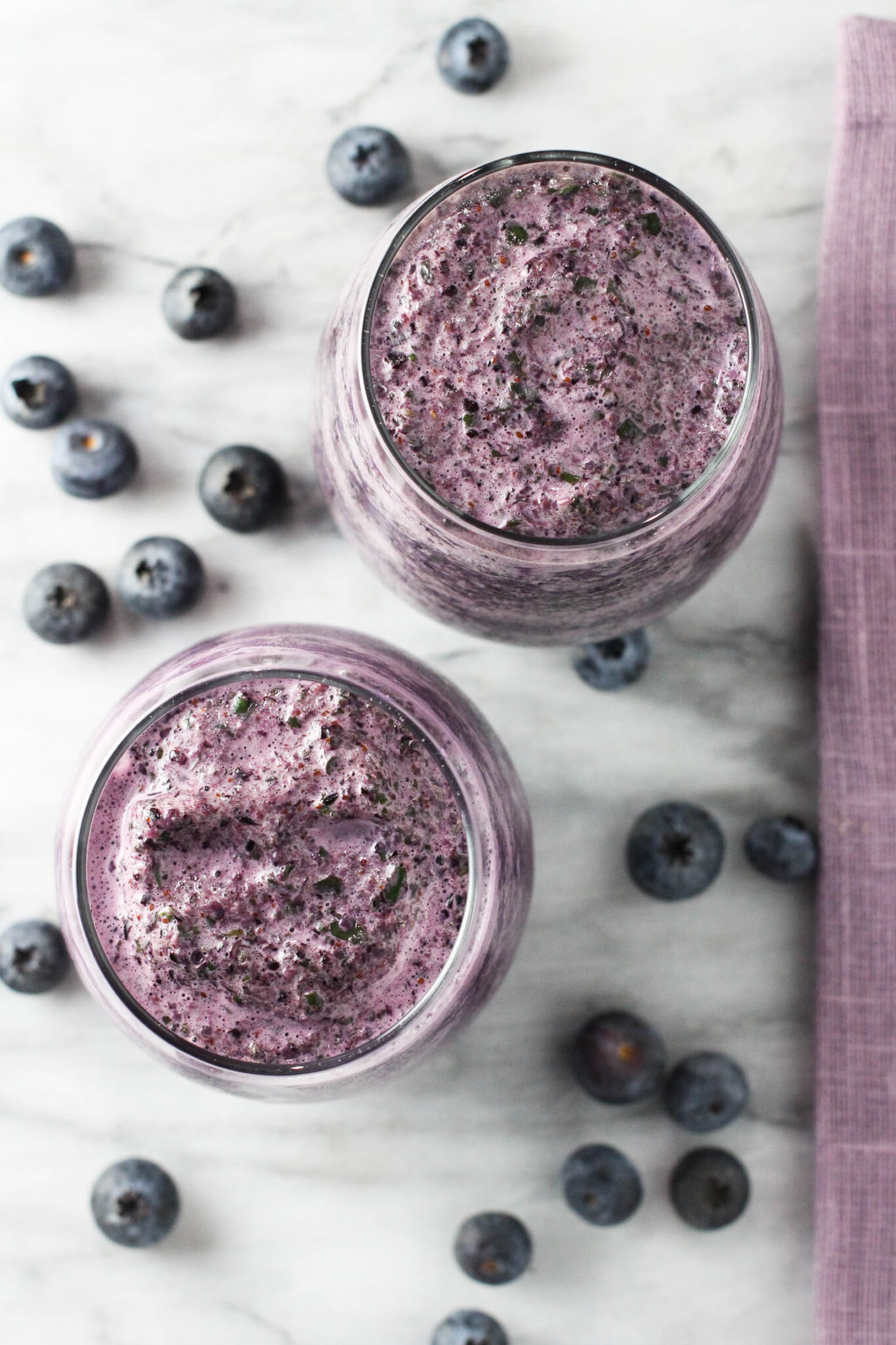 Blueberry Kale Smoothie (Healthy Recipe)