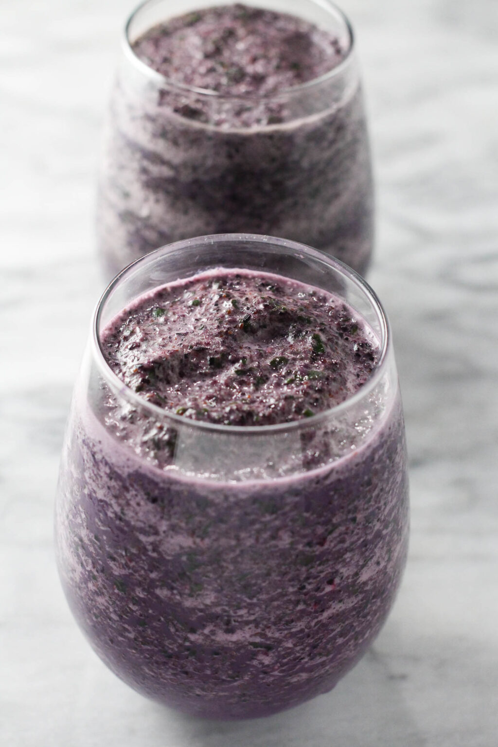 Blueberry Kale Smoothie (Healthy Recipe)