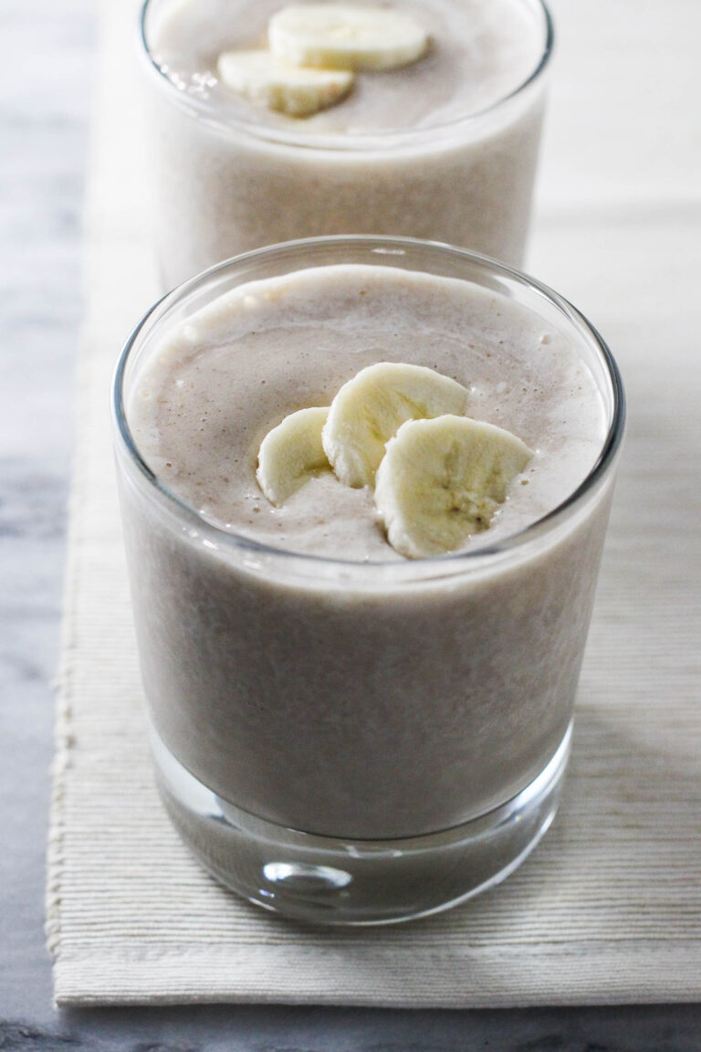Simple Banana Smoothie Recipe (without Yogurt)