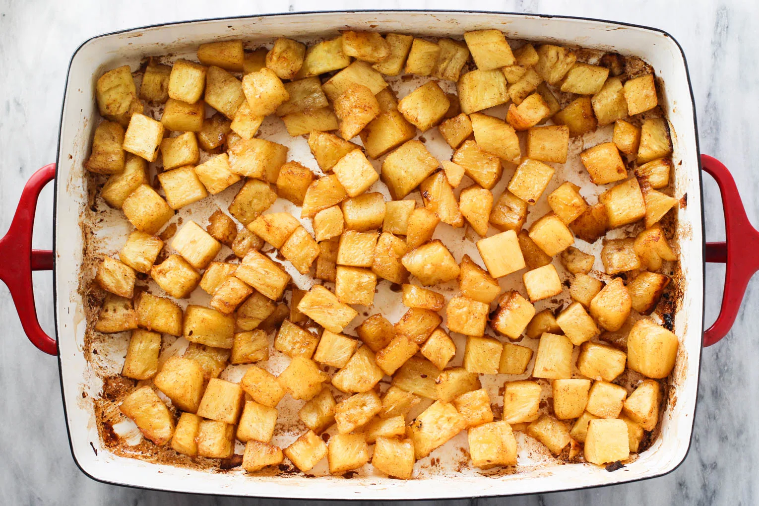 Roasted Pineapple Recipe (Simple and Delicious) | MariaUshakova.com
